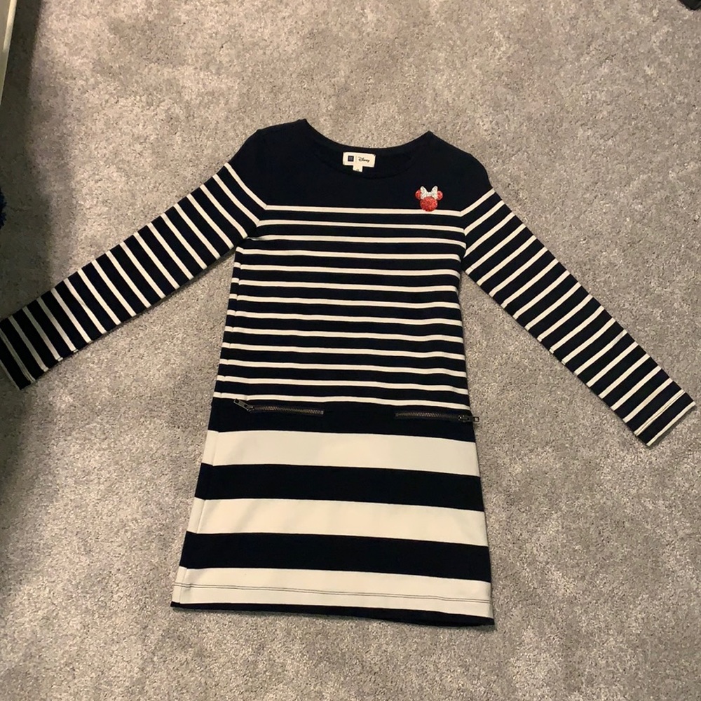 Gap Disney Girls Long Sleeve Minnie Mouse Dress